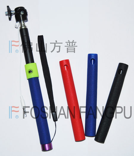 方普手把套在手機自拍桿上的應(yīng)用